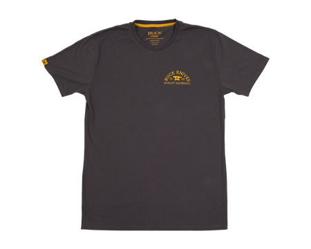 Charcoal Coin Badge T-Shirt