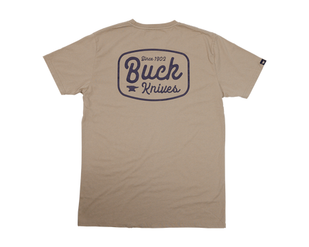 Gray Rounded Badge T-Shirt