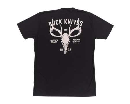 Black Buck Skull T-Shirt